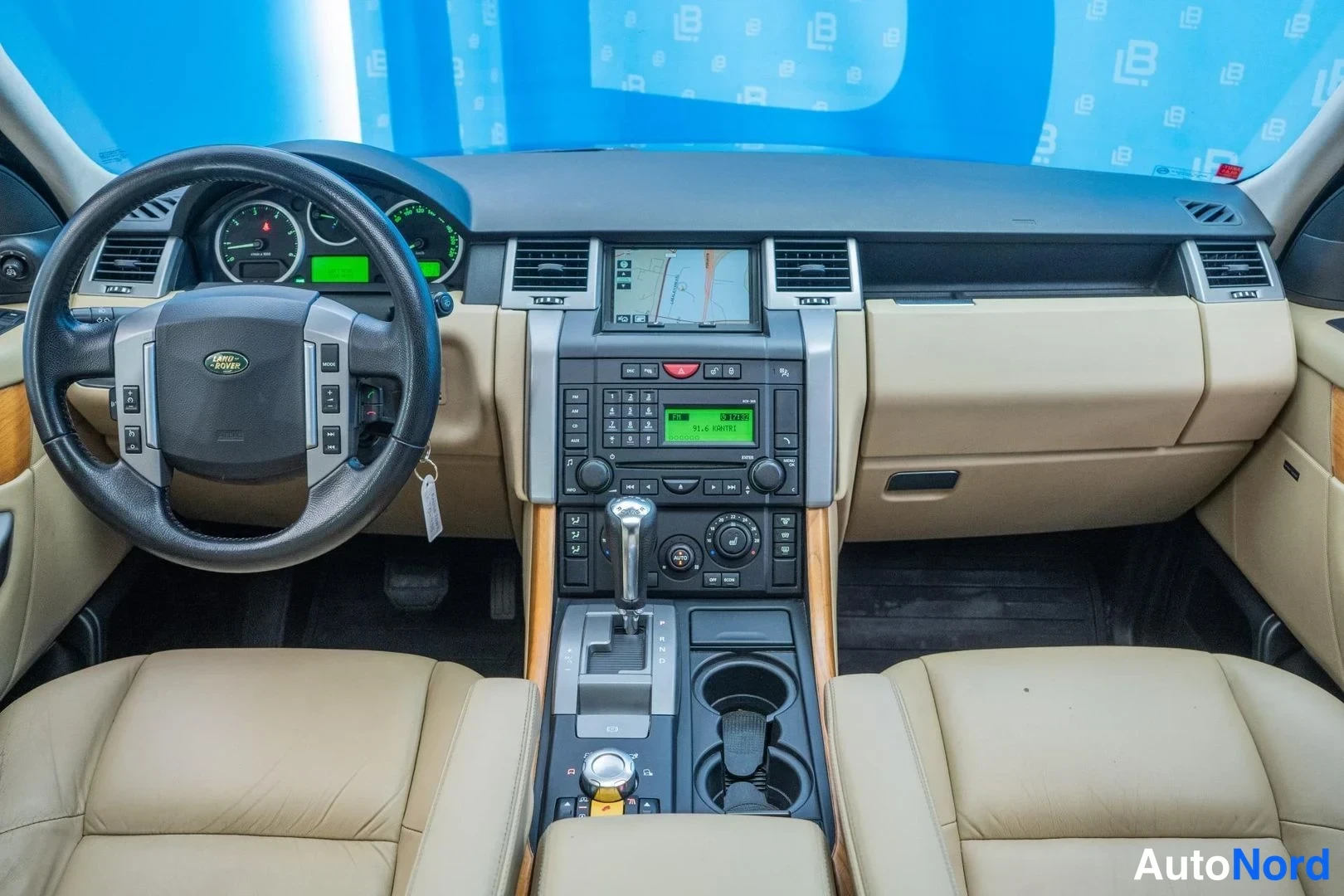 Black Land Rover Range Rover Sport 2008, cockpit, photo 9