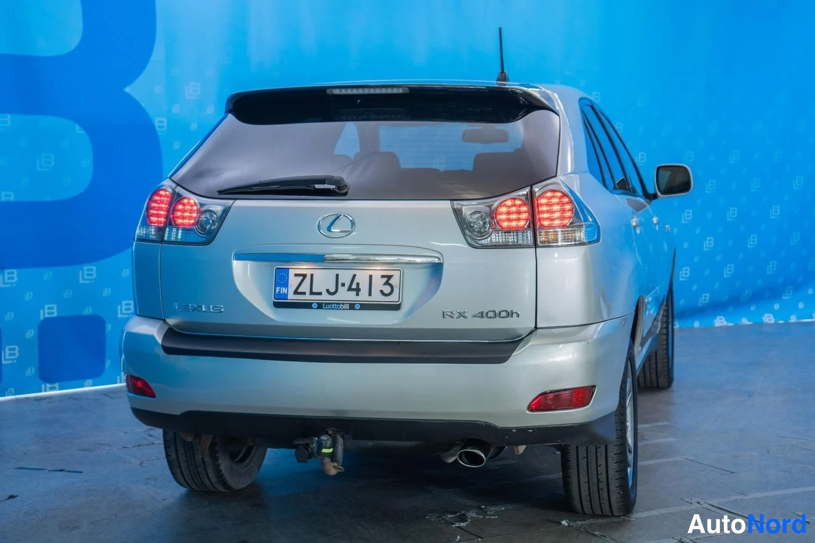 Grey Lexus RX 400h 2007, rear three-quarter, photo 4