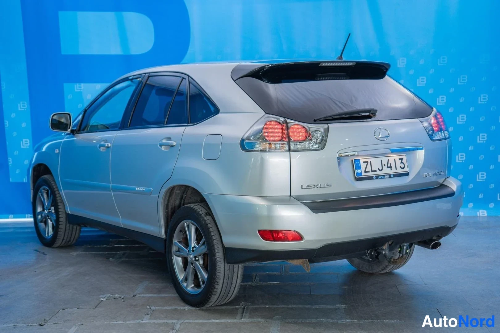 Grey Lexus RX 400h 2007, rear three-quarter, photo 5