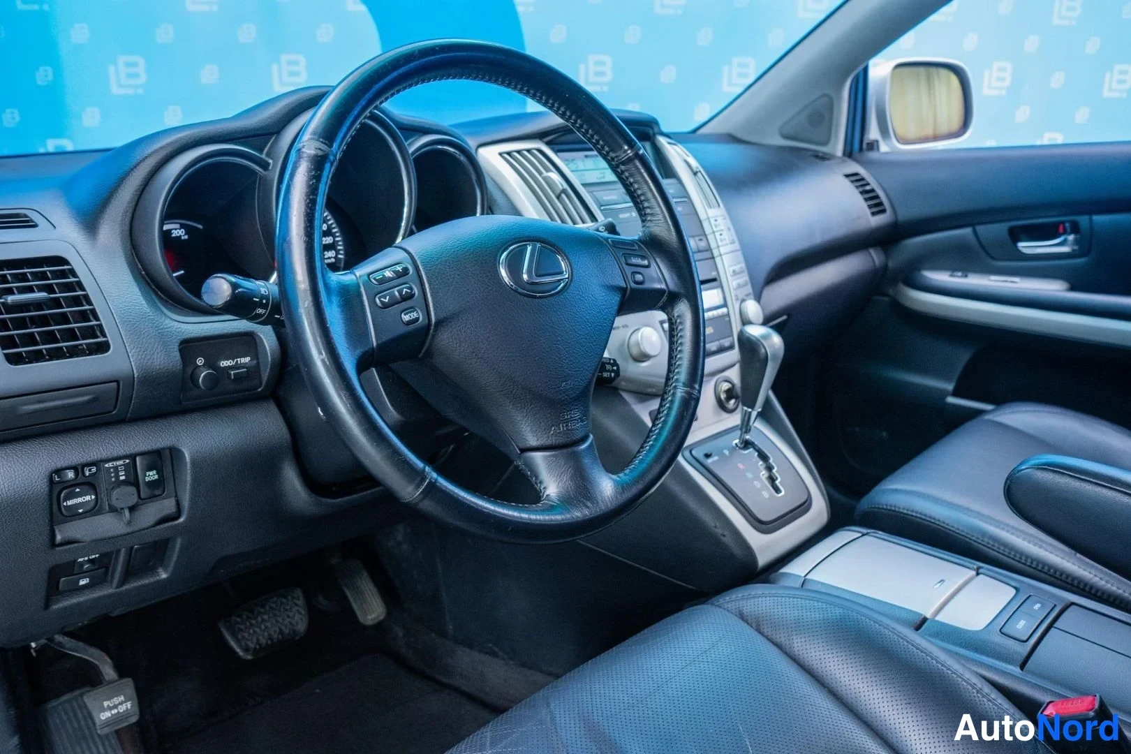 Grey Lexus RX 400h 2007, cockpit, photo 7