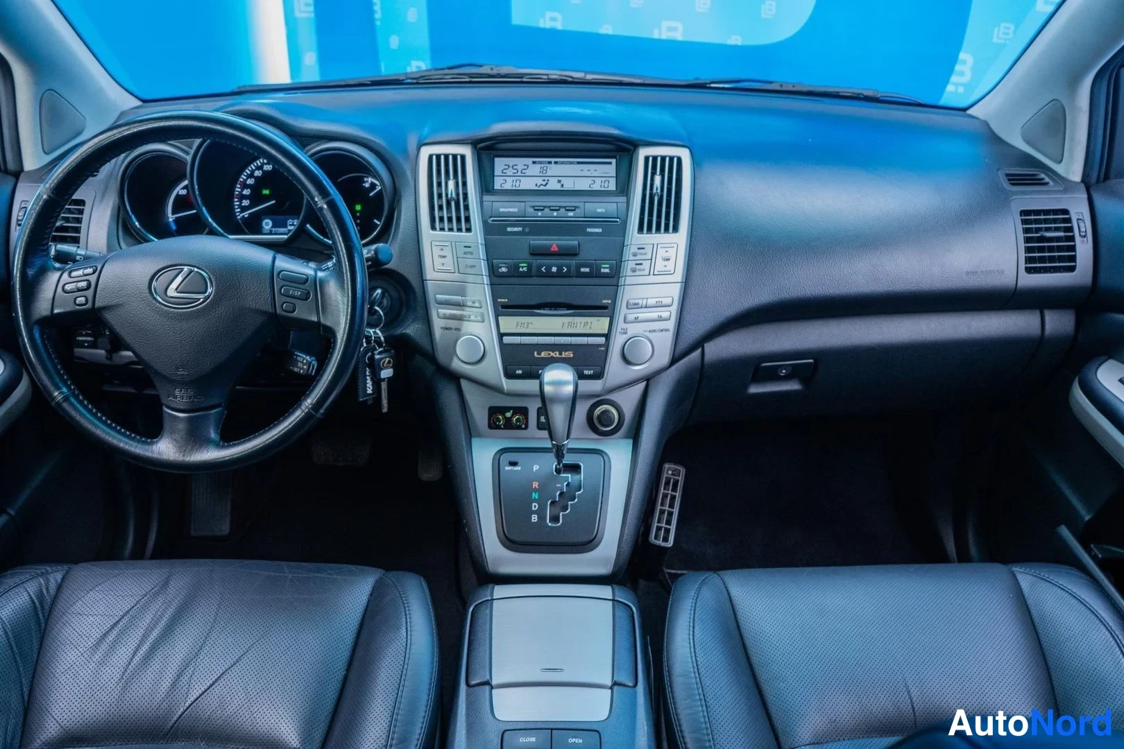 Grey Lexus RX 400h 2007, cockpit, photo 8