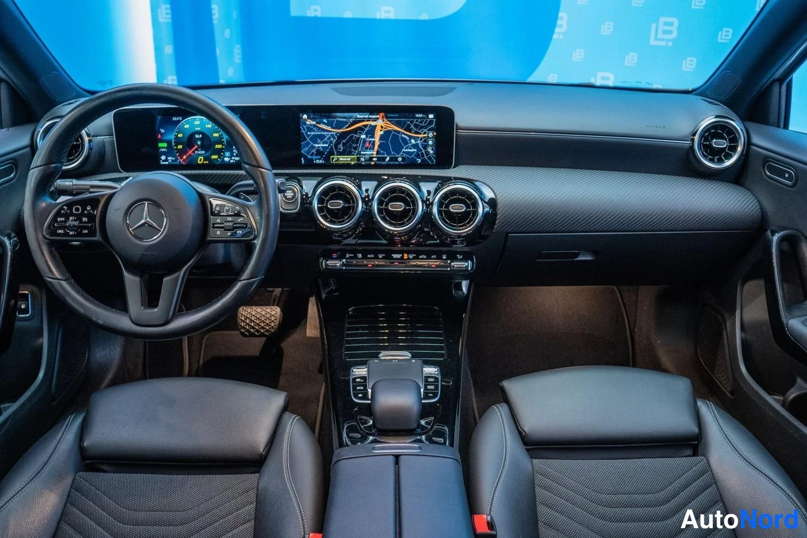 Grey Mercedes-Benz A 250 e 2020, cockpit, photo 10