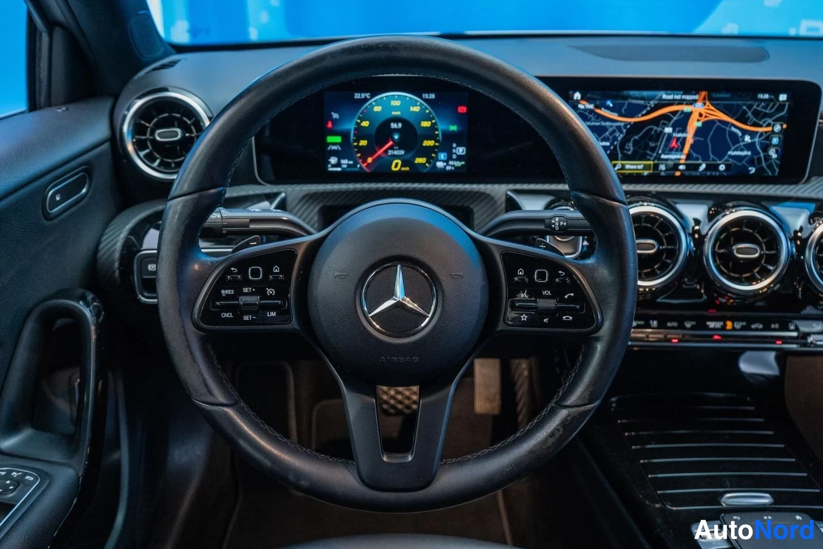 Grey Mercedes-Benz A 250 e 2020, cockpit, photo 8