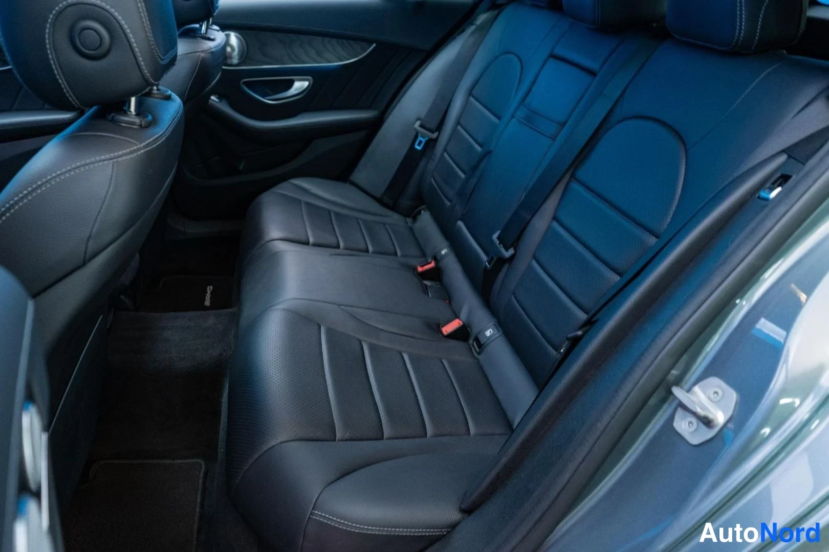 Grey Mercedes-Benz C 220 d 4MATIC 2017, rear seats, photo 13