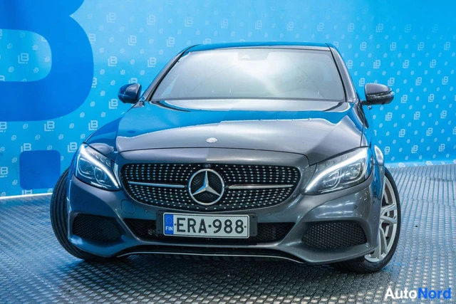 Grey Mercedes-Benz C 350 e 2016, front, photo 3