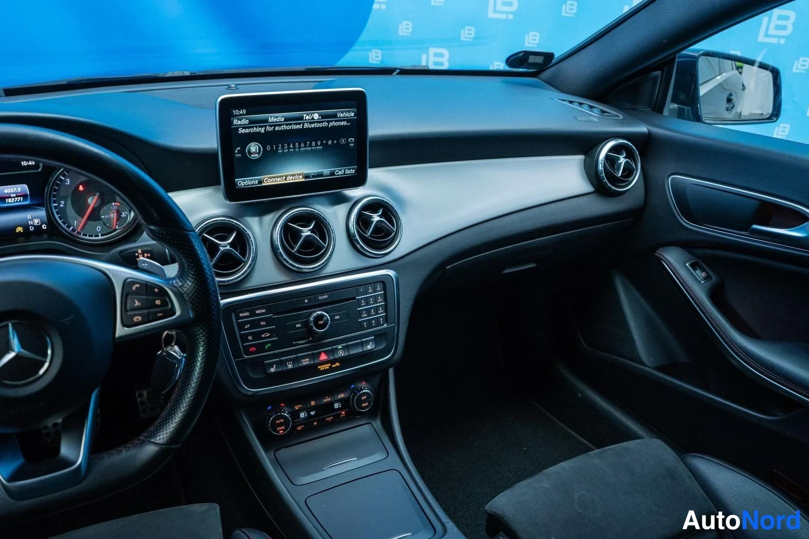 Black Mercedes-Benz CLA 220 CDI 4MATIC 2016, cockpit, photo 10