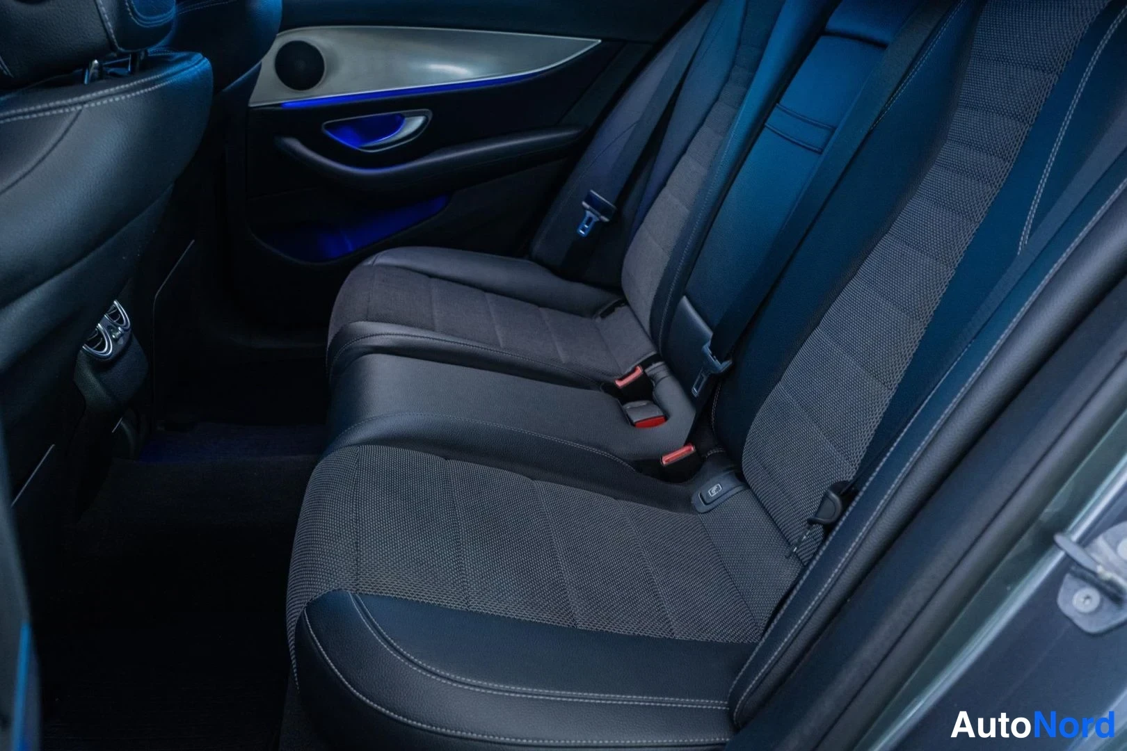 Grey Mercedes-Benz E 350 e 2017, rear seats, photo 11