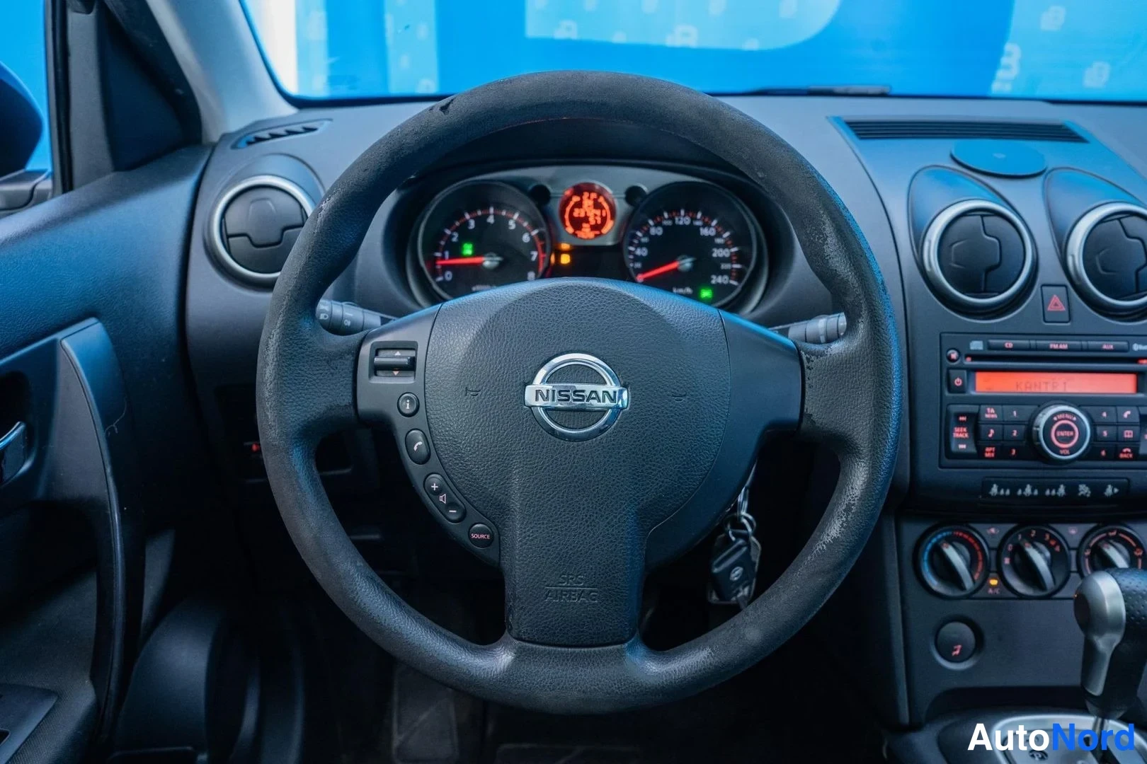 Black Nissan Qashqai+2 2009, detail, photo 14