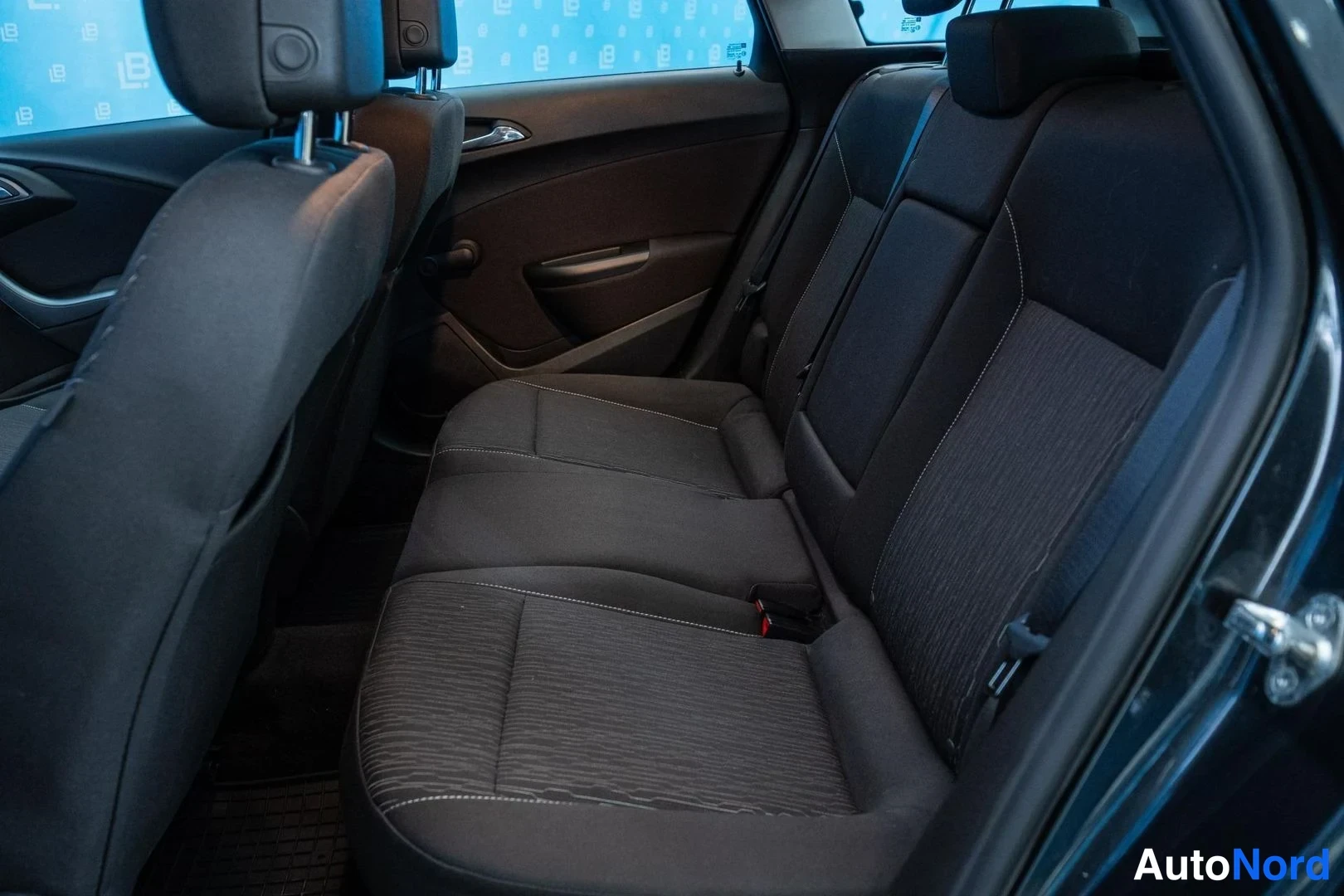Black Opel Astra 2013, rear seats, photo 11