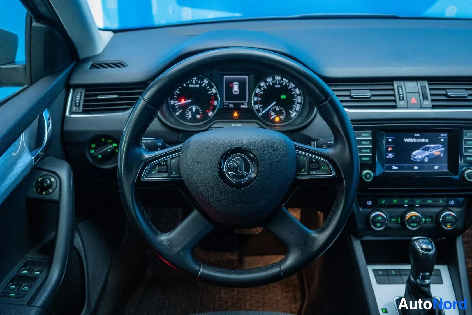 Beige Skoda Octavia 2014, detail, photo 12