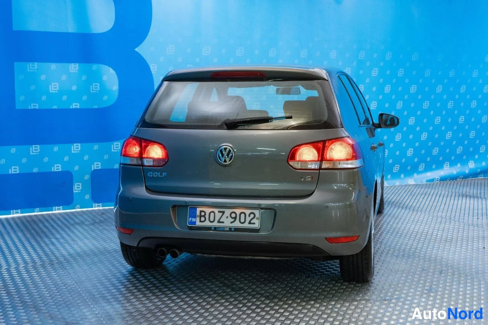 Grey Volkswagen Golf 2009, rear, photo 6