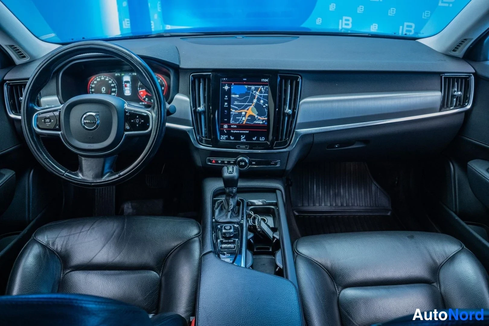 Black Volvo S90 2018, cockpit, photo 8