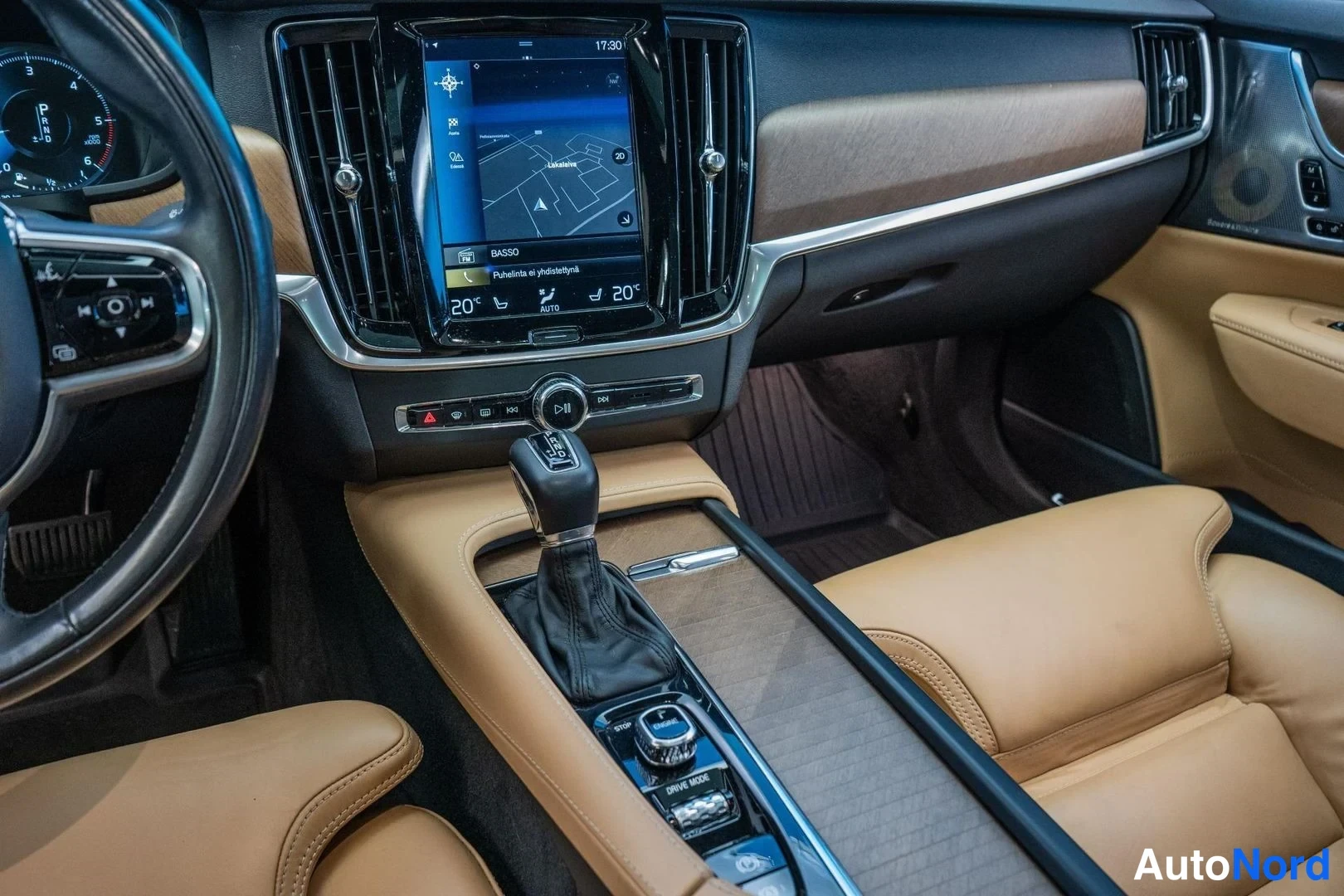 Brown Volvo S90 2016, cockpit, photo 7
