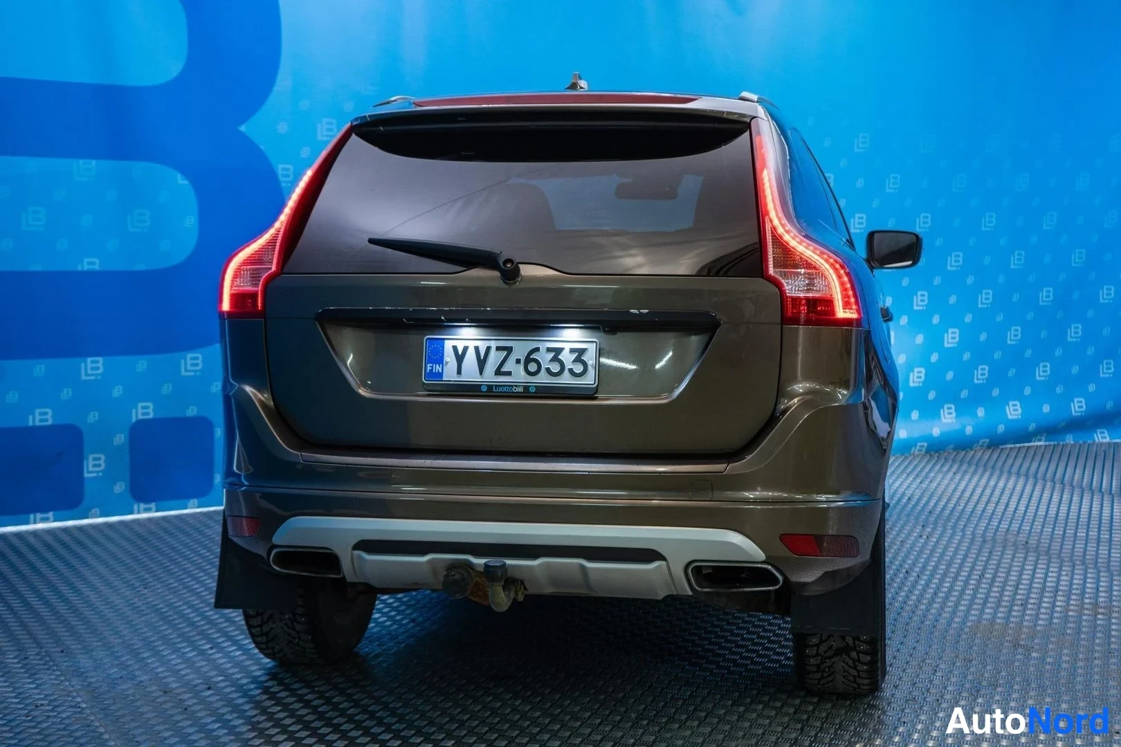 Brown Volvo XC60 2014, rear, photo 6
