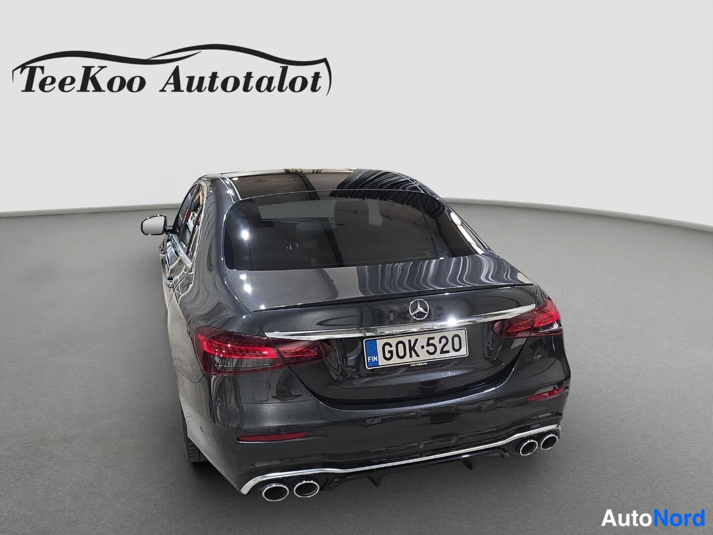 Black Mercedes-Benz E 53 2021, rear three-quarter, photo 7