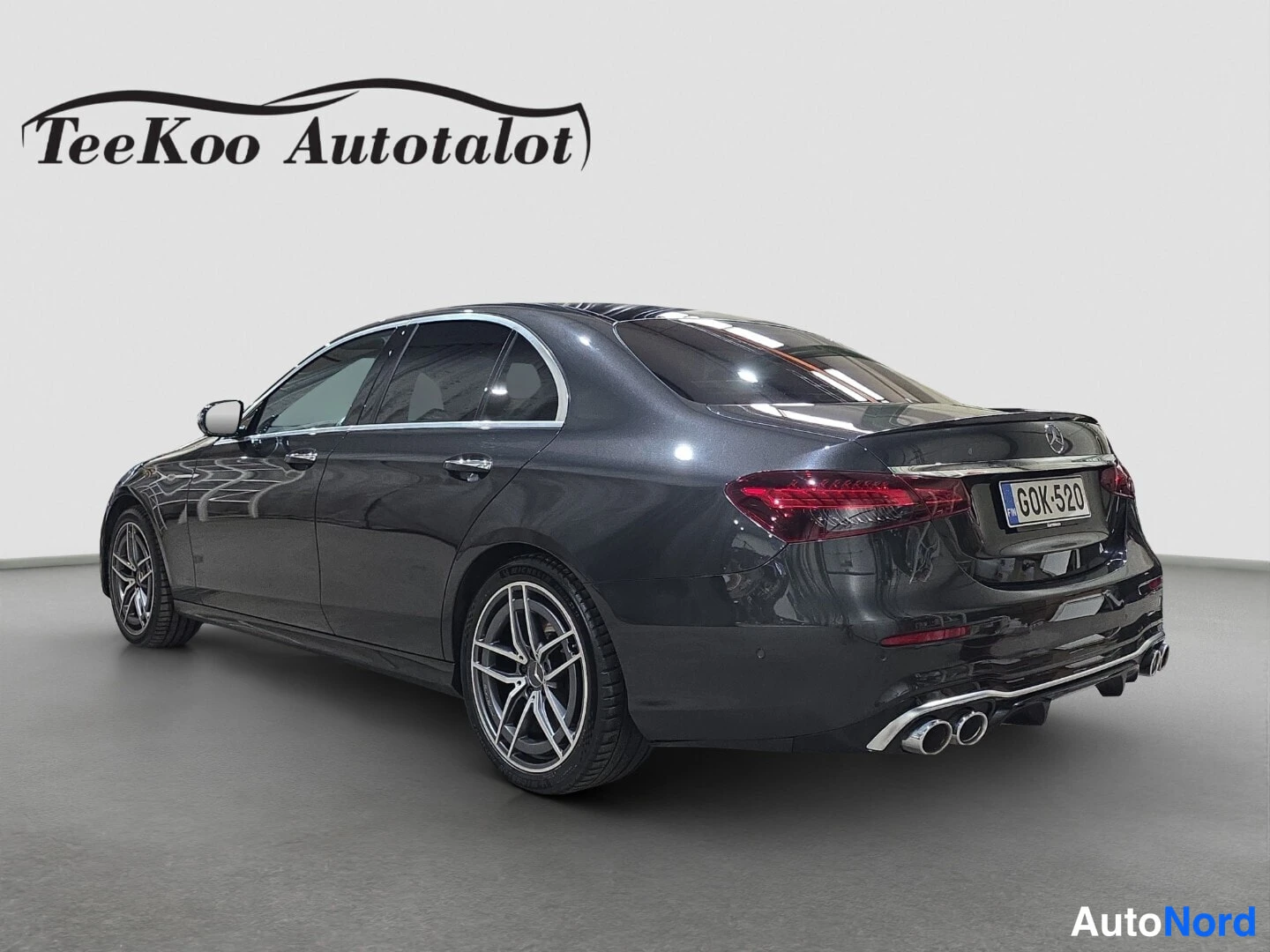 Black Mercedes-Benz E 53 2021, rear three-quarter, photo 8