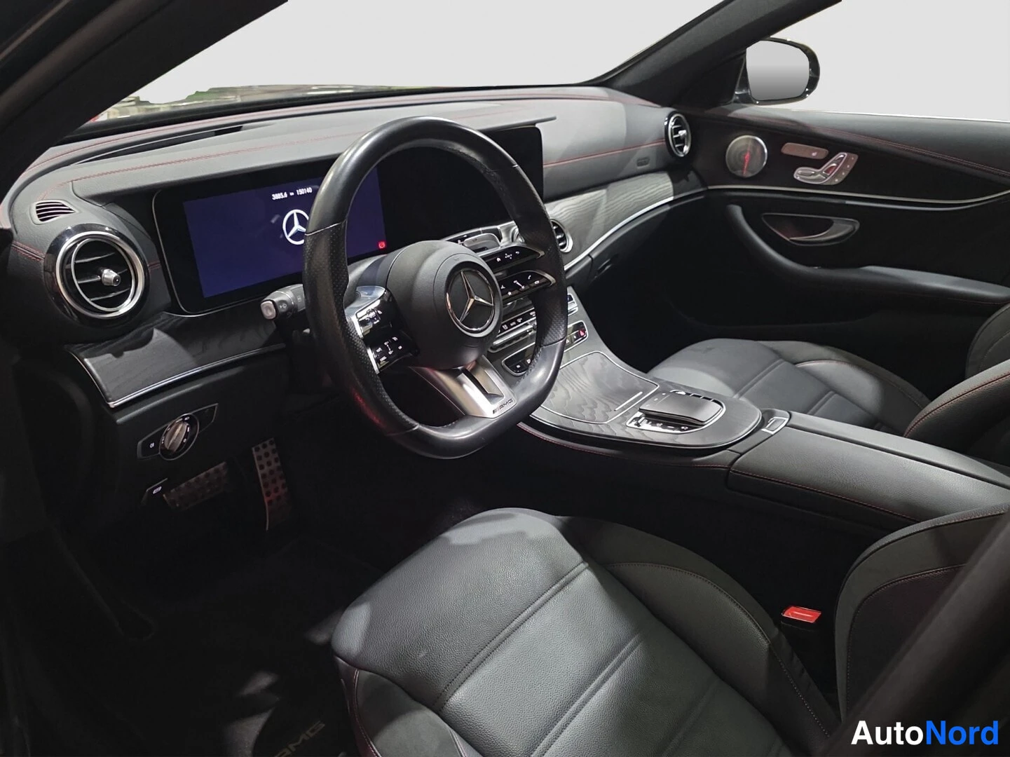 Black Mercedes-Benz E 53 2021, cockpit, photo 9