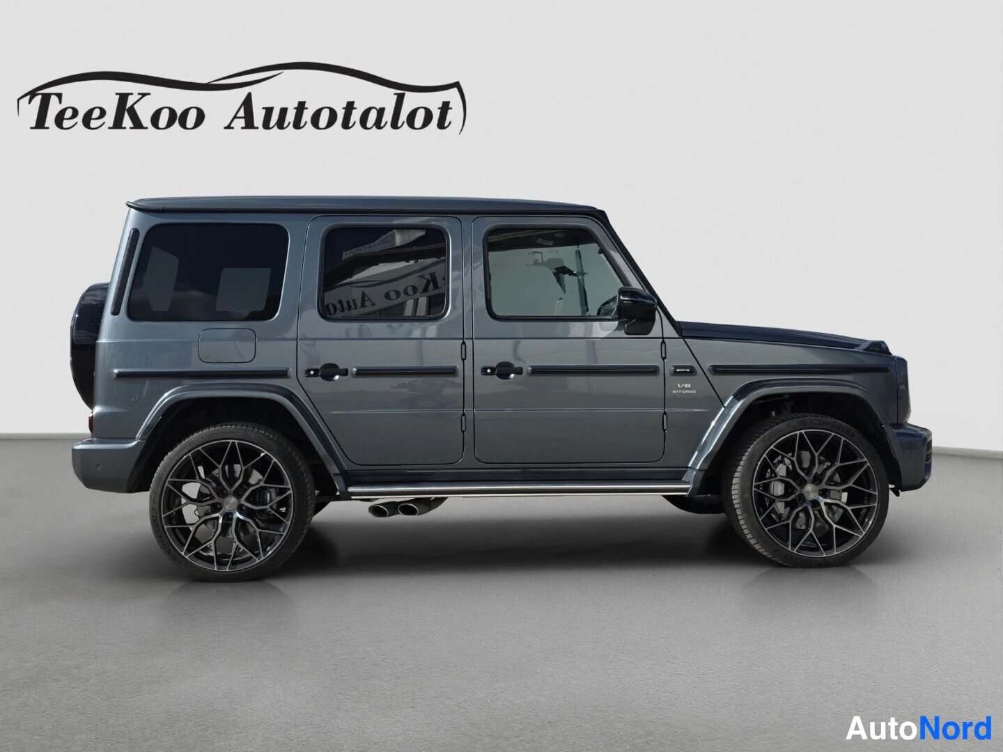 Grey Mercedes-Benz G 63 2020, side, photo 3