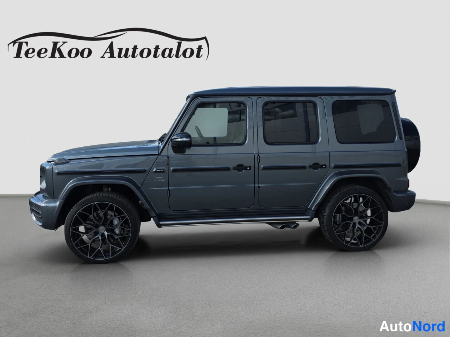Grey Mercedes-Benz G 63 2020, side, photo 4