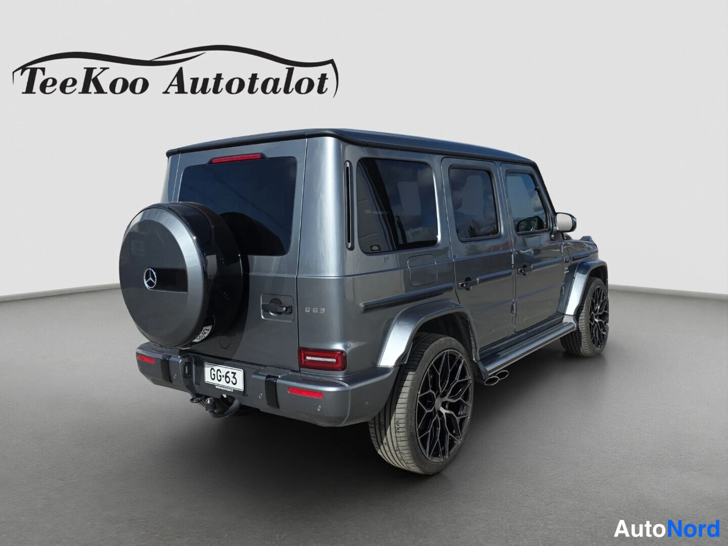 Grey Mercedes-Benz G 63 2020, rear three-quarter, photo 5