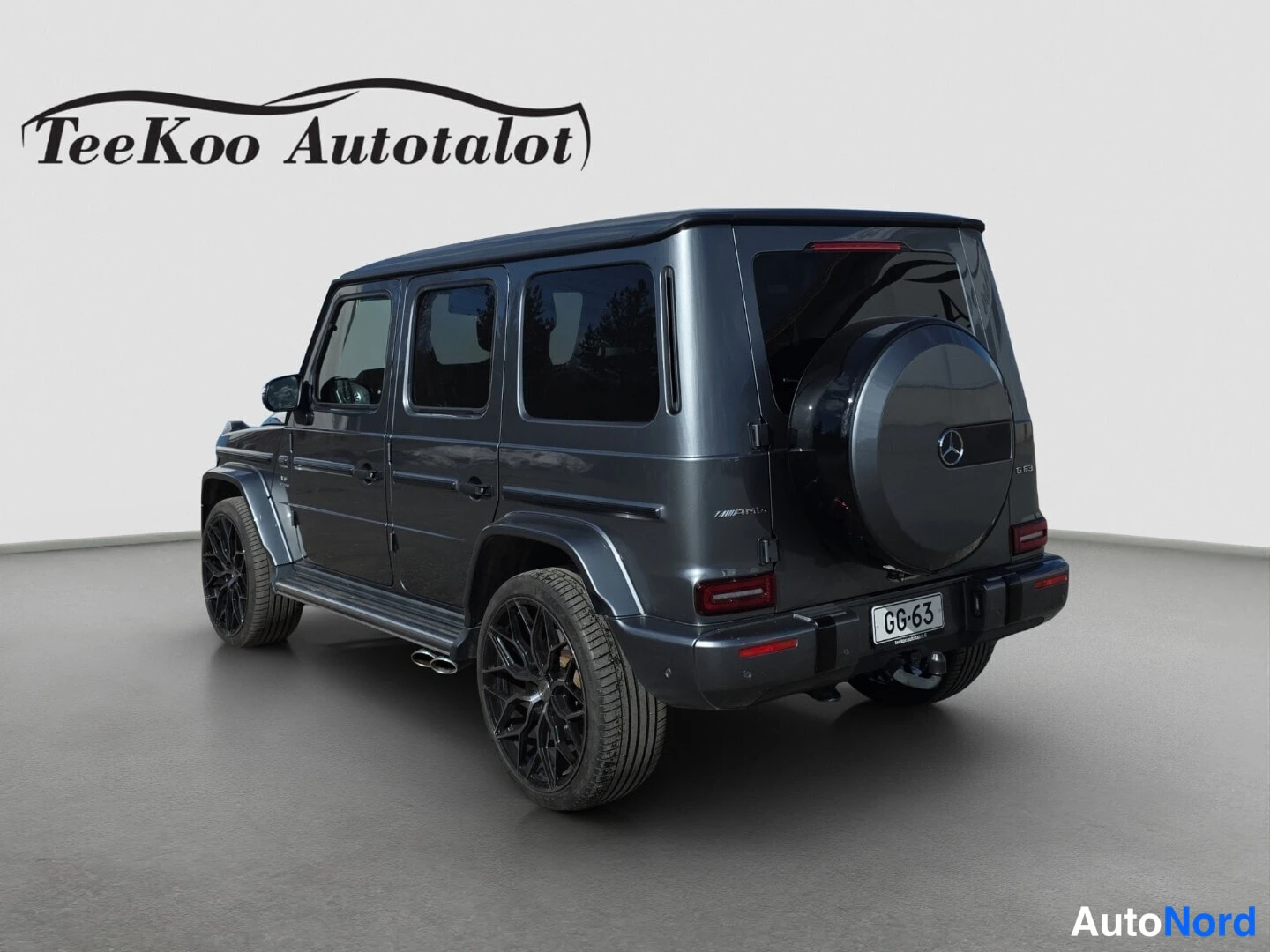 Grey Mercedes-Benz G 63 2020, rear three-quarter, photo 6