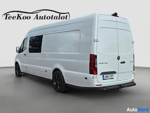 White Mercedes-Benz Sprinter 319 CDI 2023, rear three-quarter, photo 10