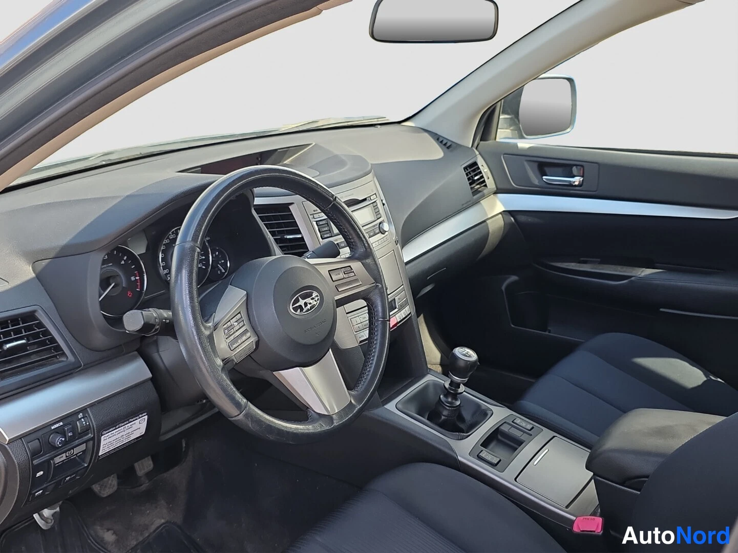 Grey Subaru Legacy 2010, cockpit, photo 7
