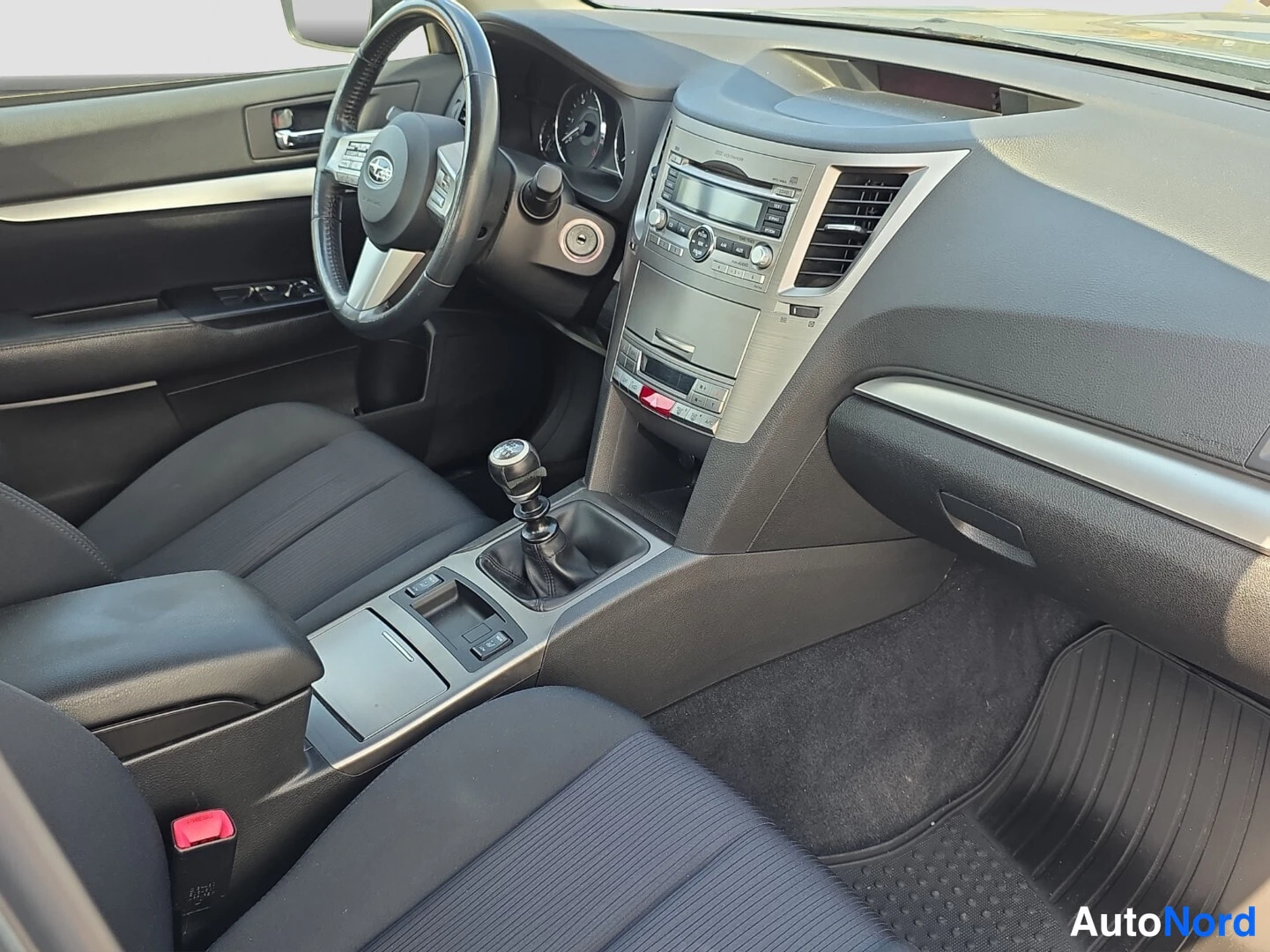 Grey Subaru Legacy 2010, cockpit, photo 8