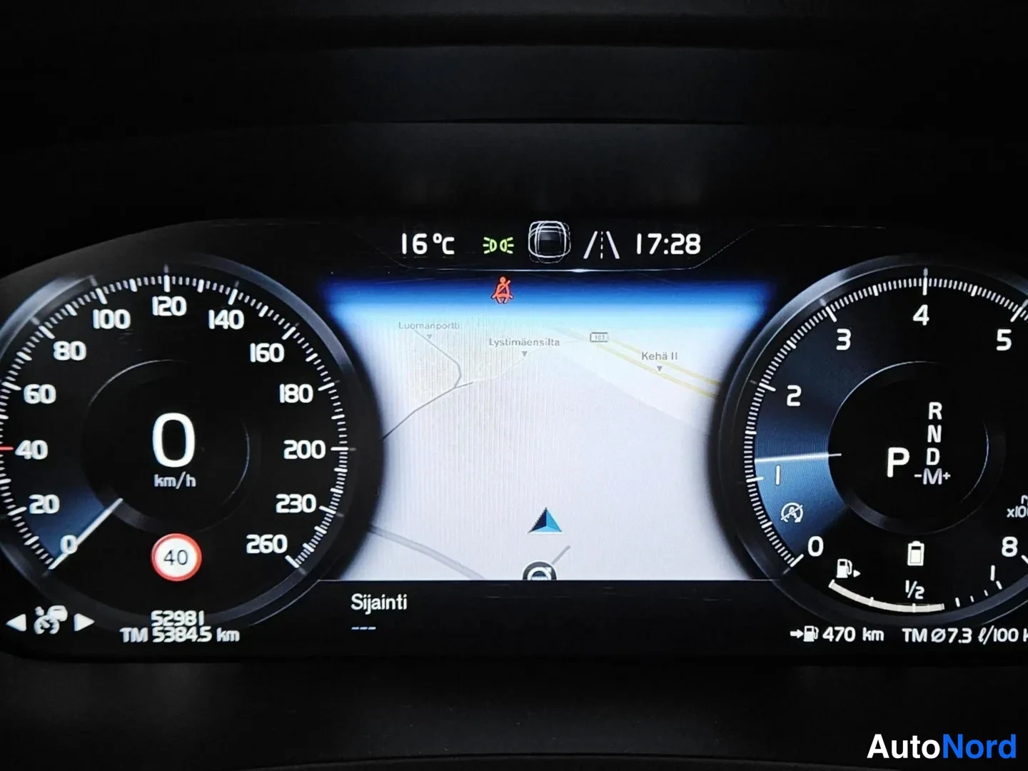 Sininen Volvo V60 2021, kuva 6