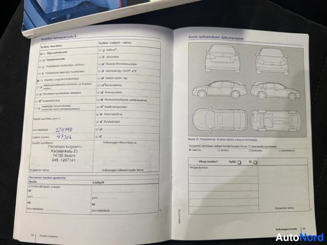 Valkoinen Volkswagen Passat 2015, asiakirja, kuva 13