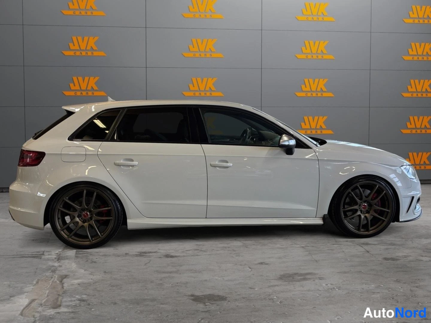 White Audi S3 2014, rear three-quarter, photo 4