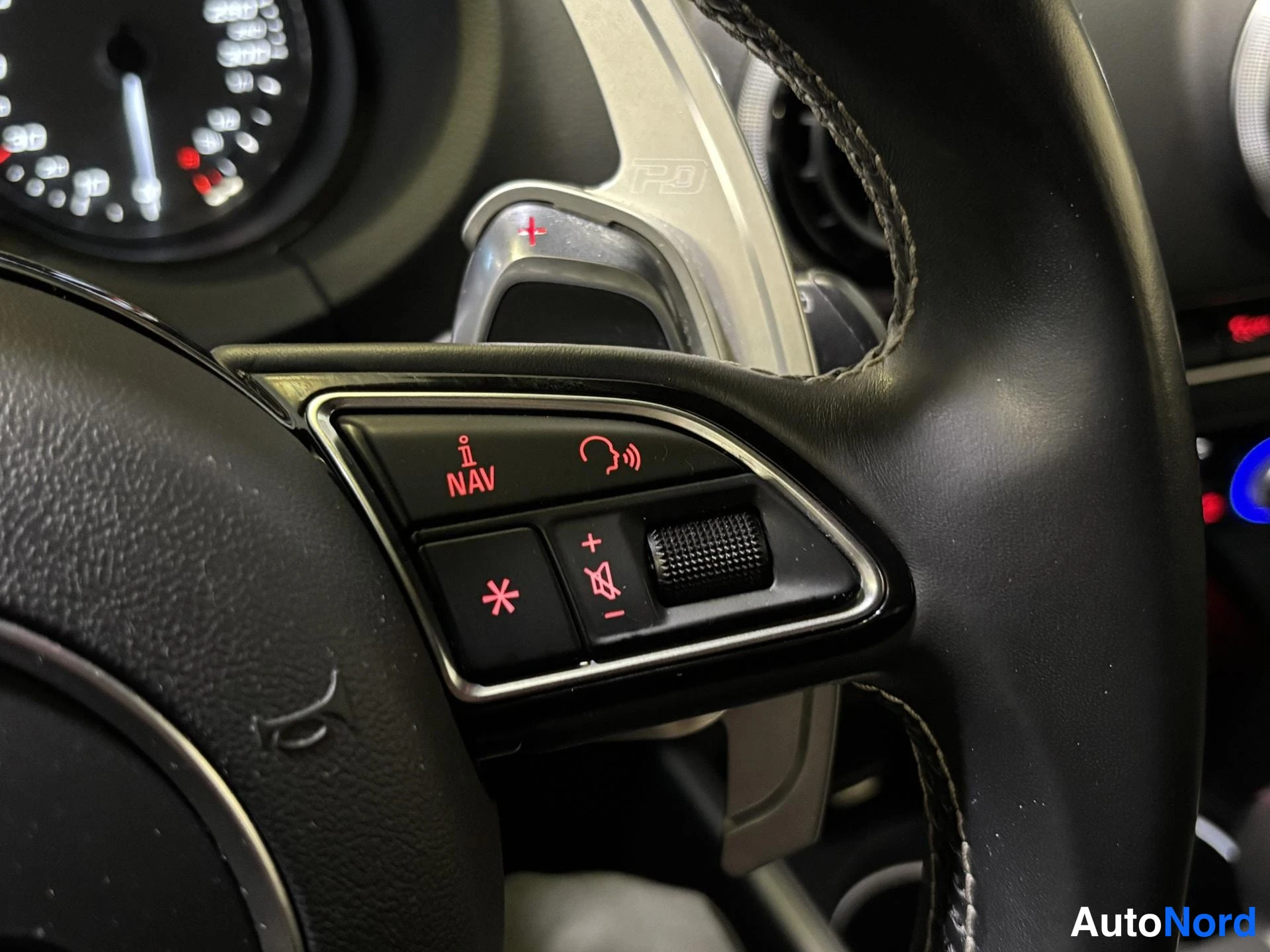White Audi S3 2014, detail, photo 13