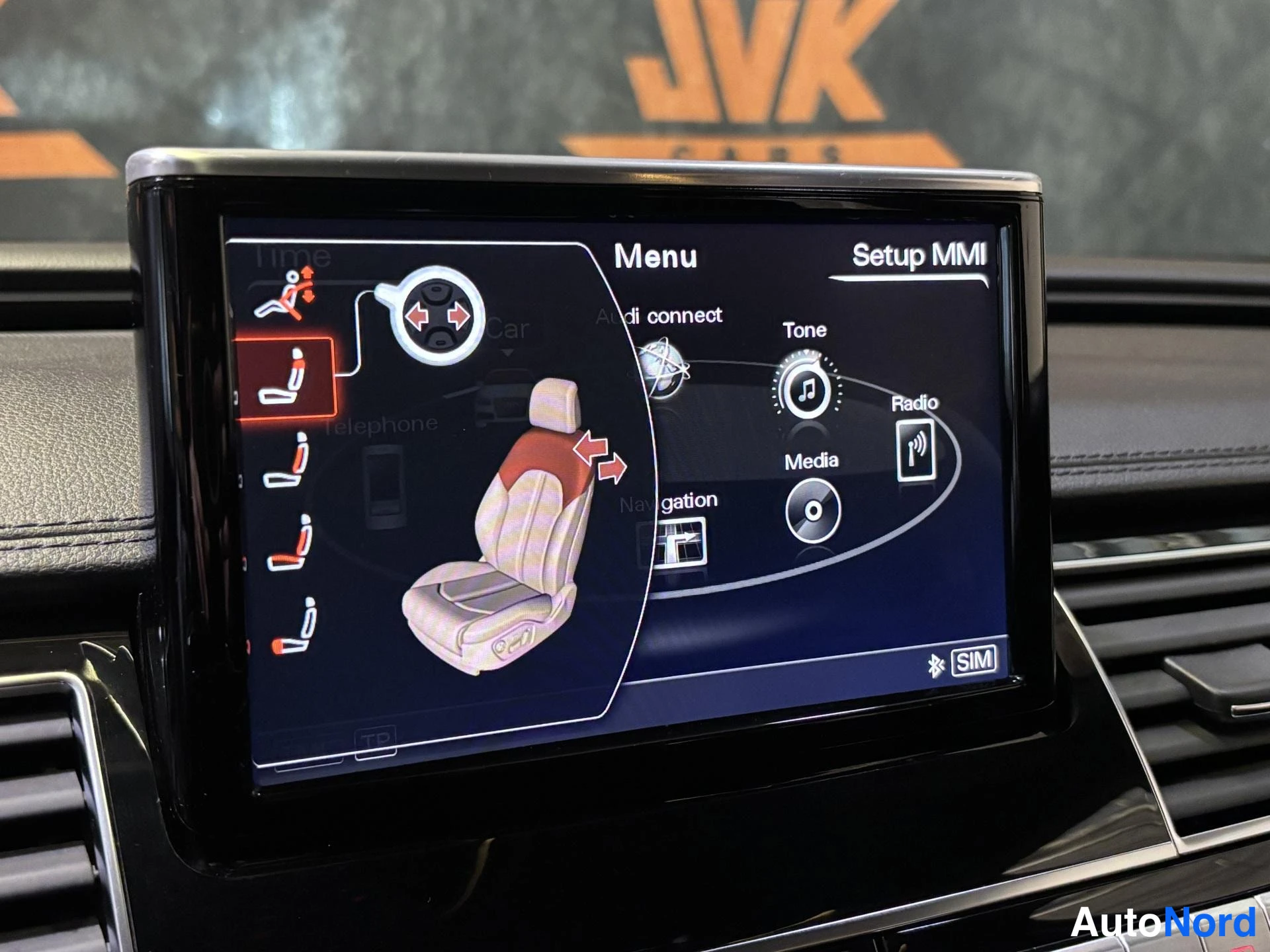 Black Audi A8 2015, detail, photo 28