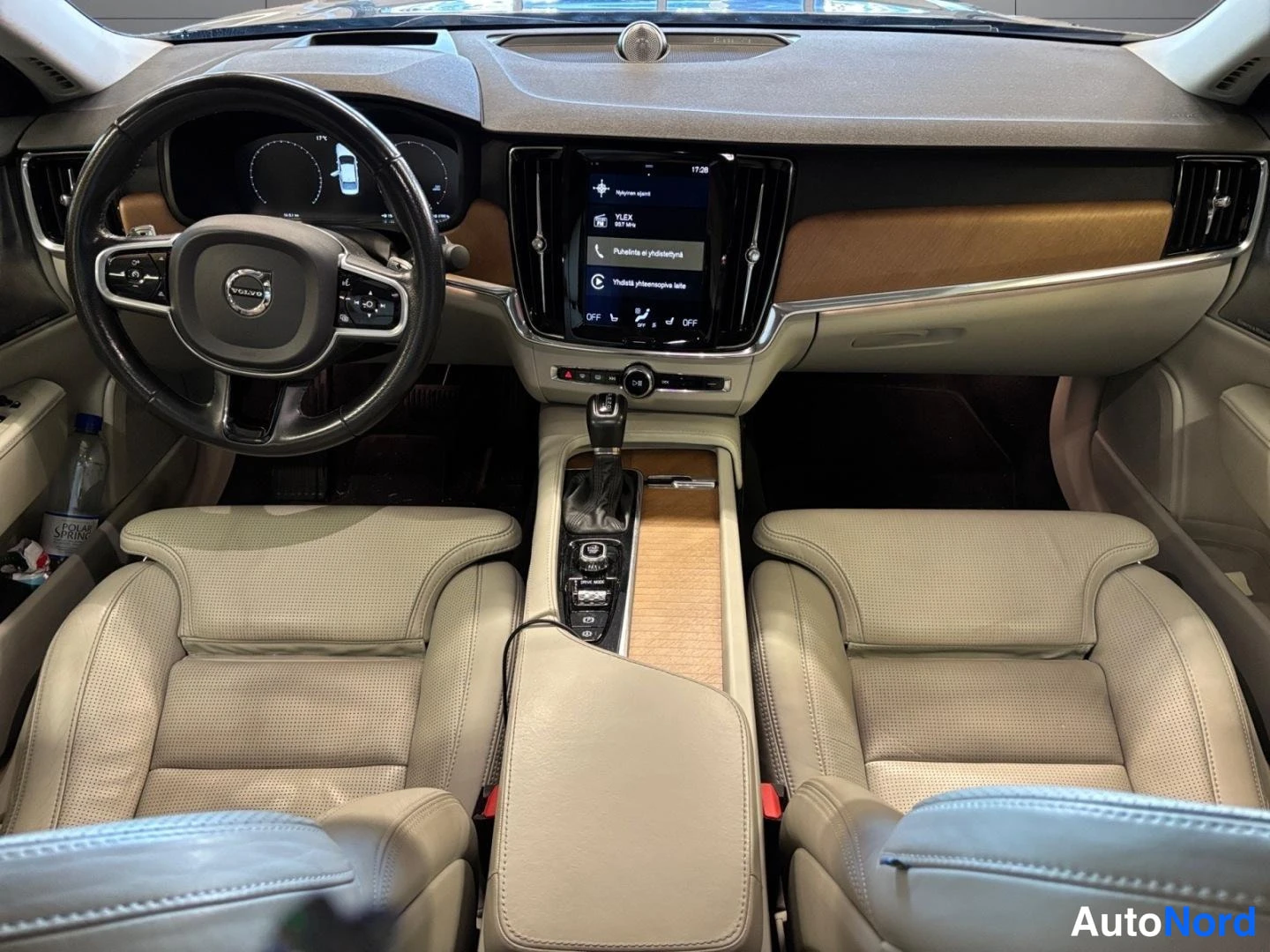 Black Volvo S90 2018, cockpit, photo 8