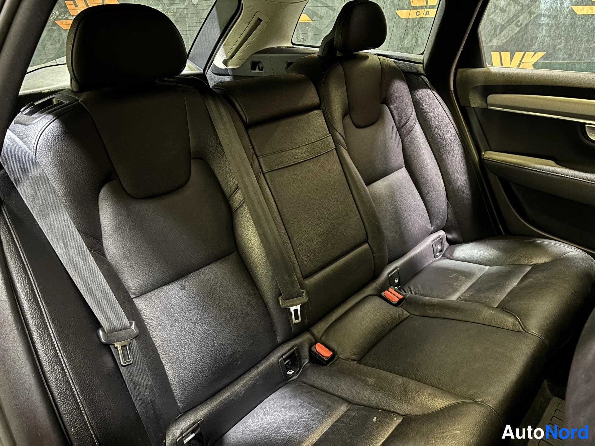 Grey Volvo V90 2018, rear seats, photo 11