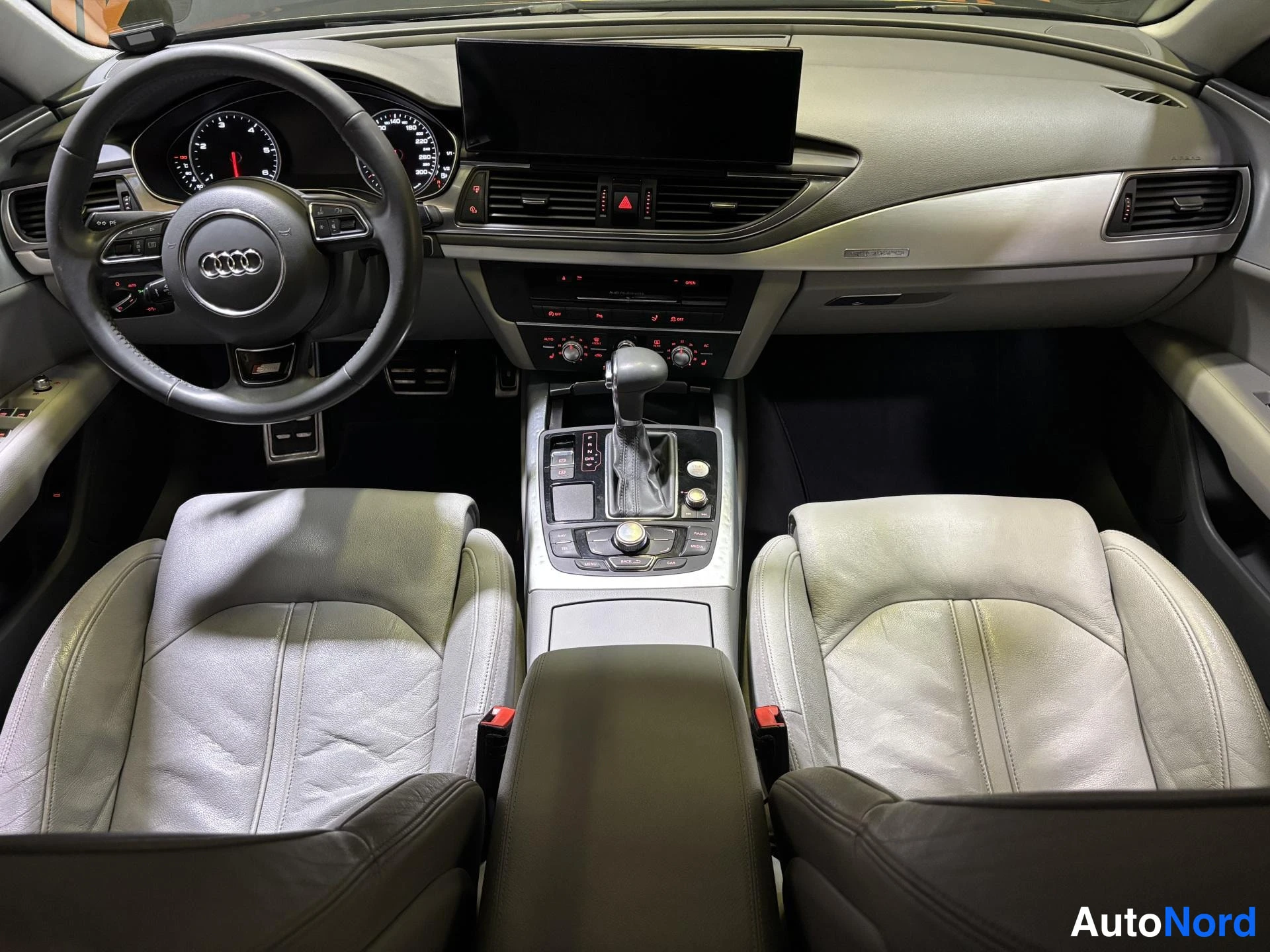 Black Audi A7 2012, cockpit, photo 7