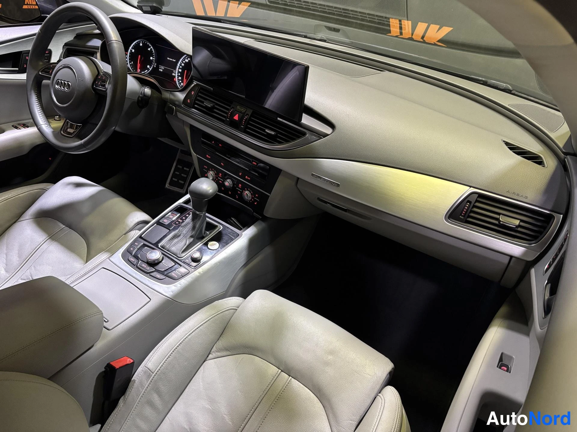 Black Audi A7 2012, cockpit, photo 6