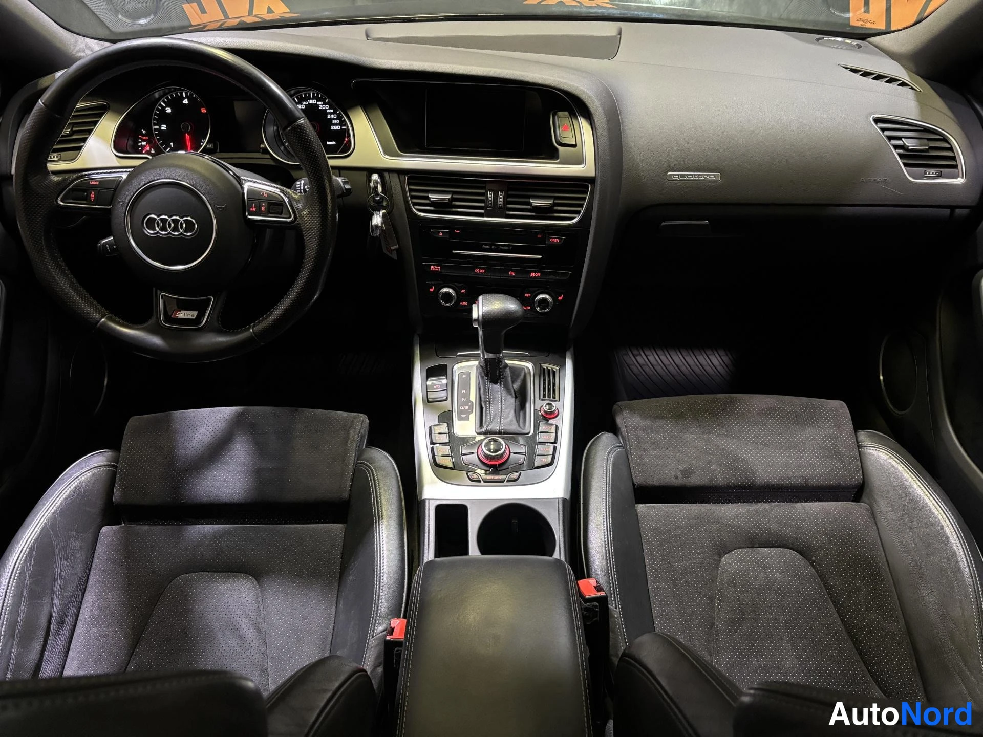 Black Audi A5 2012, cockpit, photo 8