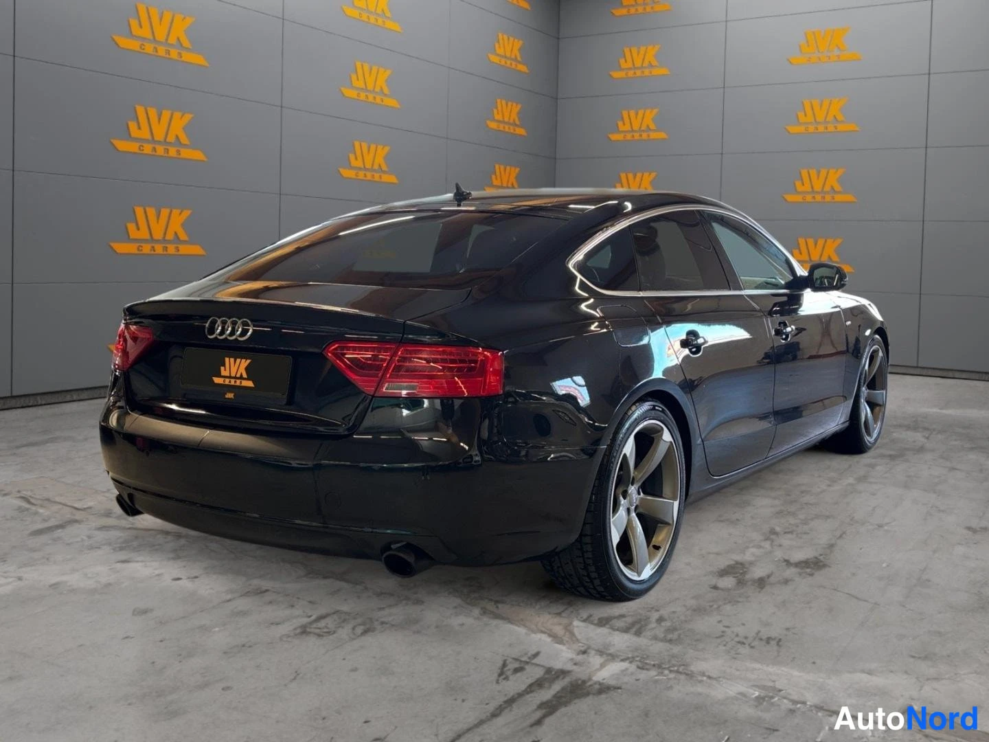Black Audi A5 2012, rear three-quarter, photo 6