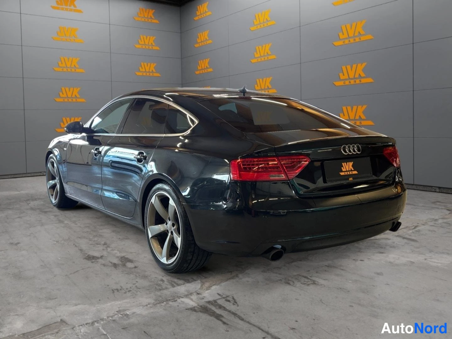 Black Audi A5 2012, rear three-quarter, photo 5