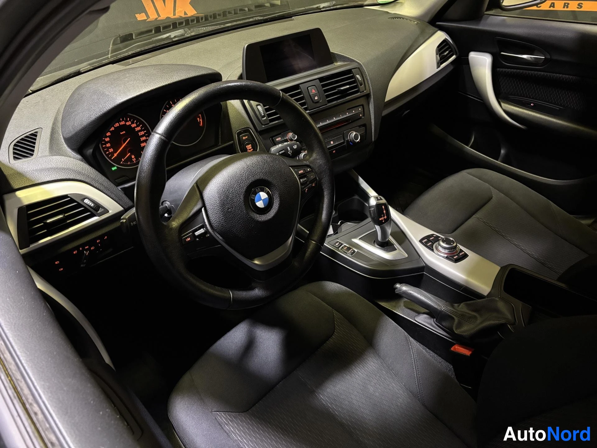 Black BMW 116i 2013, cockpit, photo 5