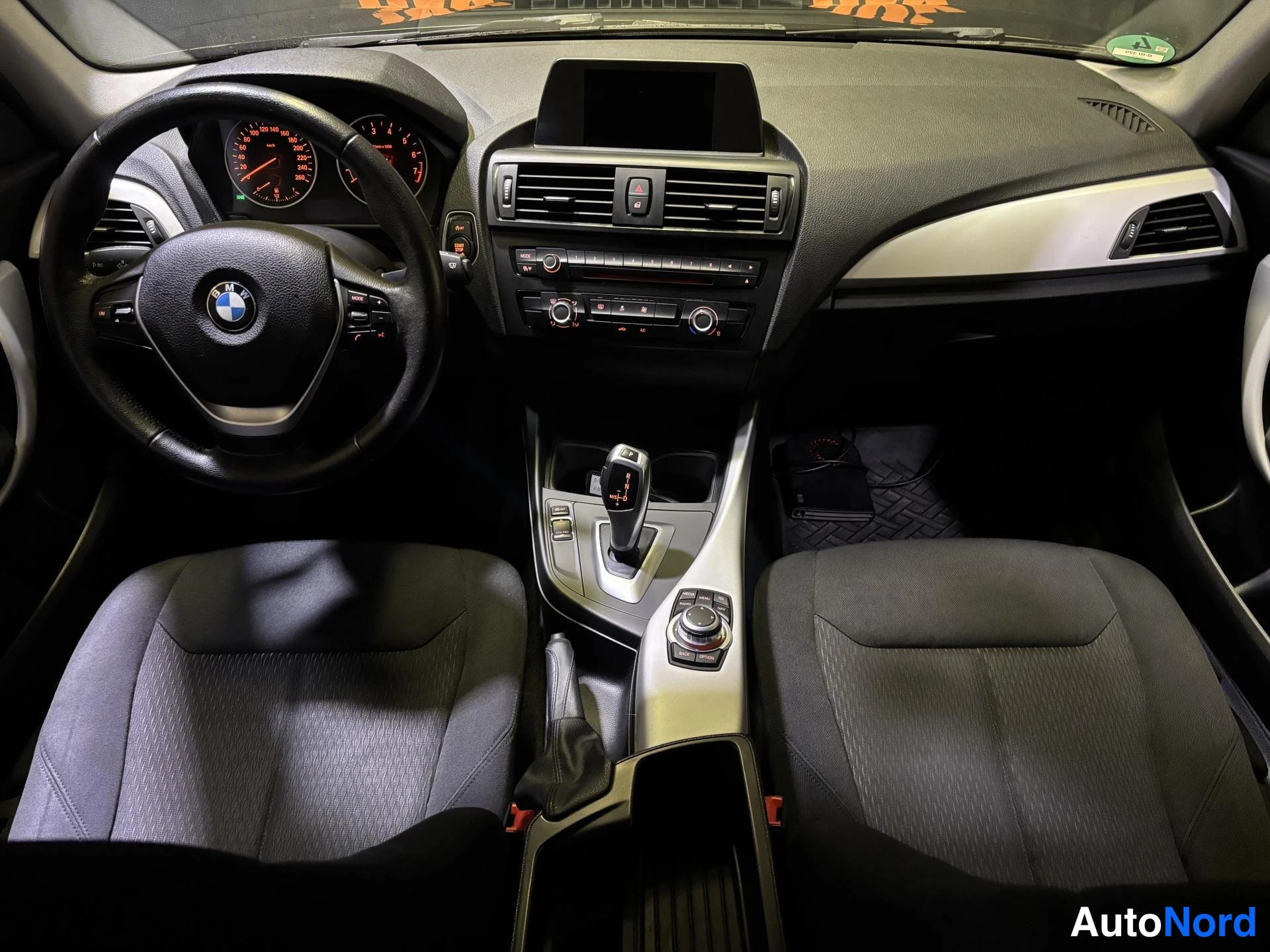 Black BMW 116i 2013, cockpit, photo 6