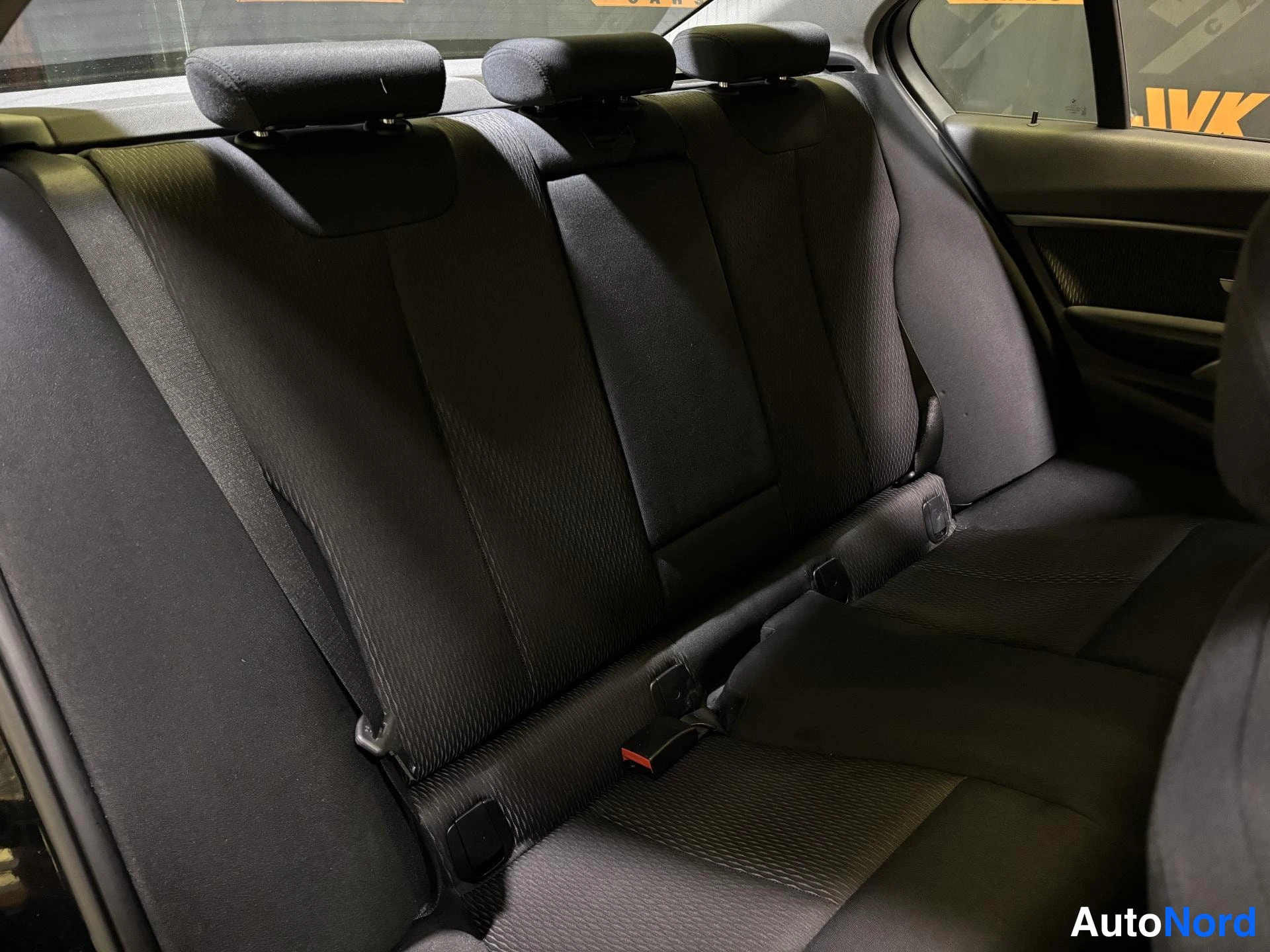 Black BMW 320d xDrive 2013, rear seats, photo 9