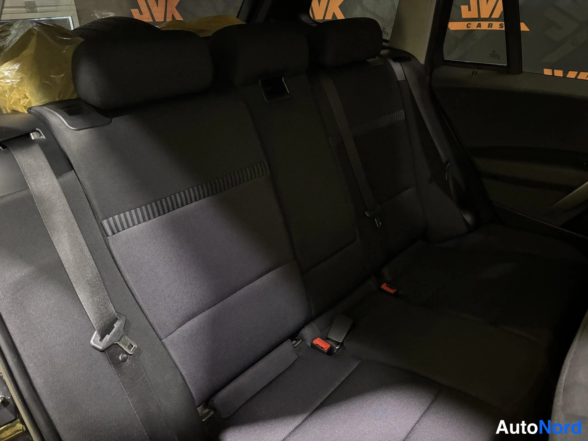 Black BMW X3 2006, rear seats, photo 9