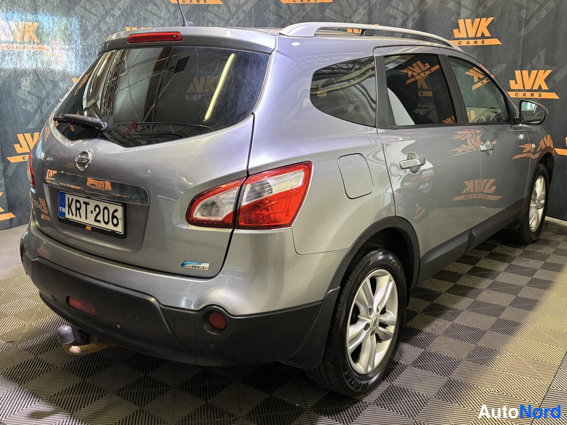Grey Nissan Qashqai+2 2013, rear three-quarter, photo 4