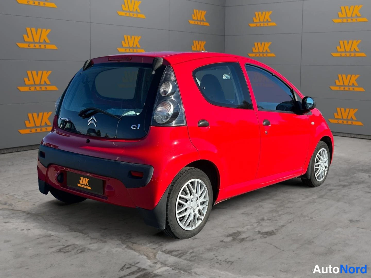 Red Citroen C1 2012, rear three-quarter, photo 5