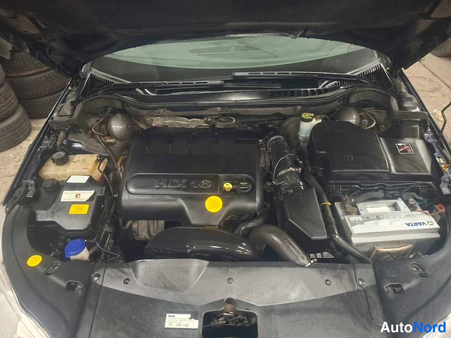 Sininen Citroen C5 2008, moottoritila, kuva 17