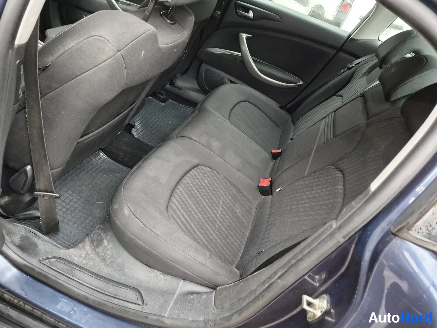 Sininen Citroen C5 2008, takaistuimet, kuva 15