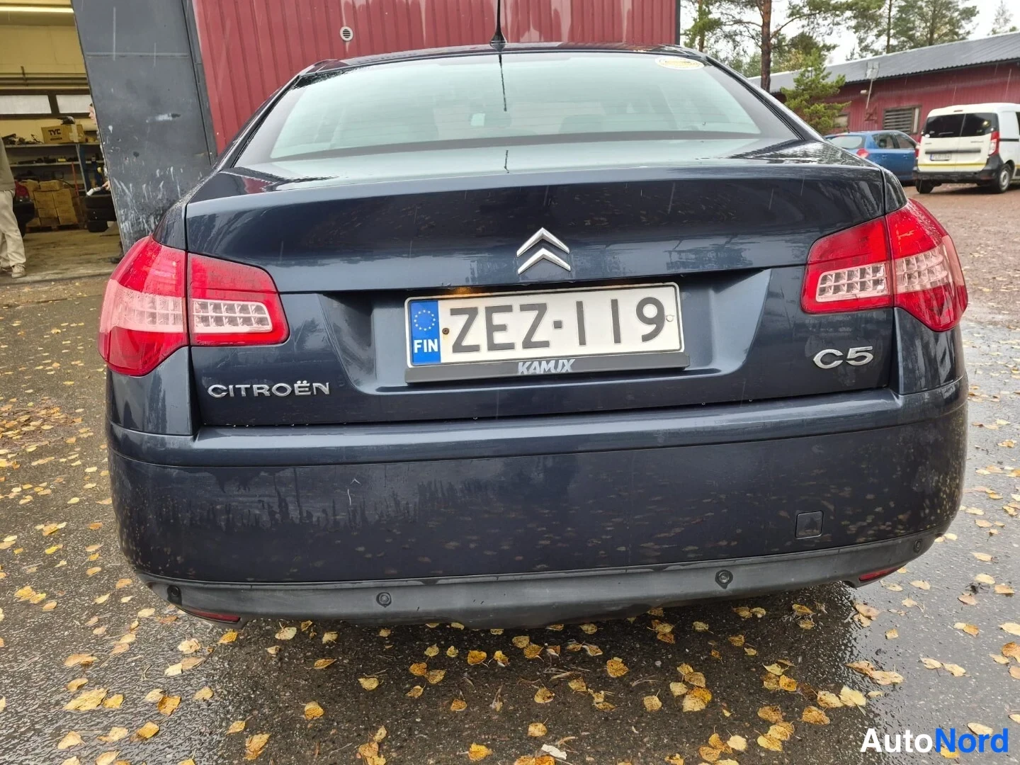 Sininen Citroen C5 2008, takaa, kuva 8