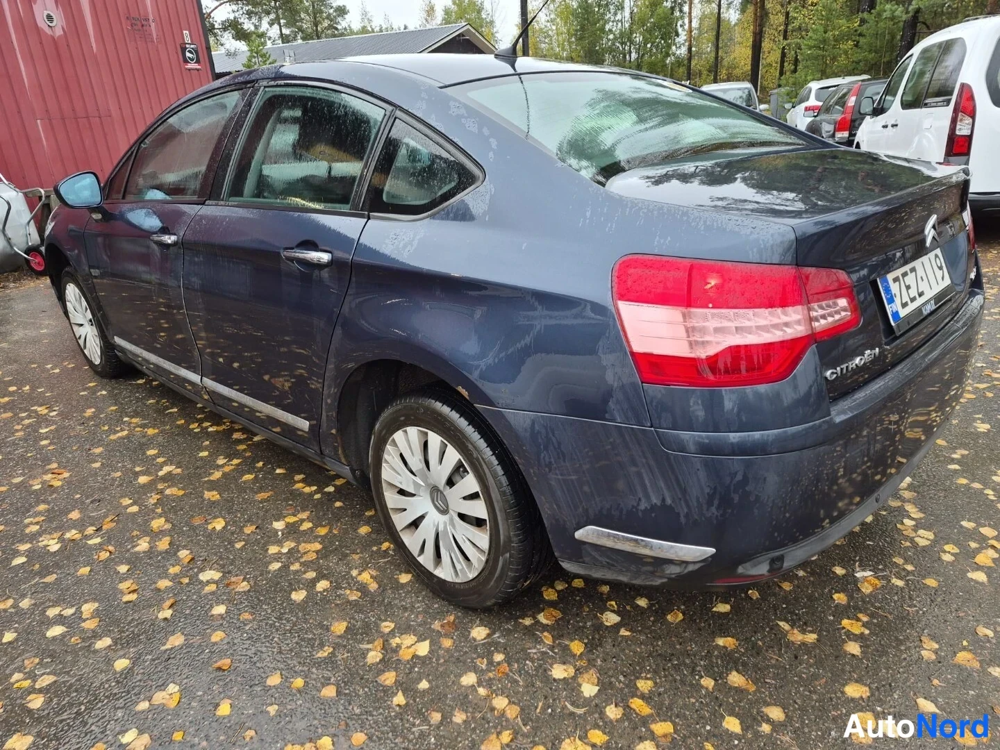 Sininen Citroen C5 2008, takaviisto, kuva 7